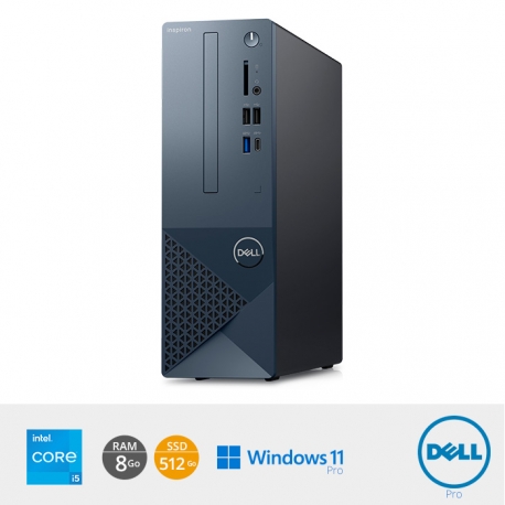 Unité centrale en Core i5 Dell Inspiron 3030 au format Small Form Factor.