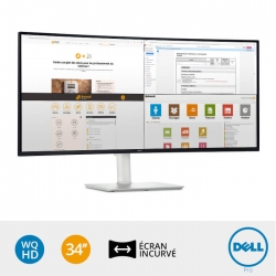 Ecran Dell 34 Plus incurvé - 34 pouces - 3440 x 1440 Ultra-Wide Quad HD